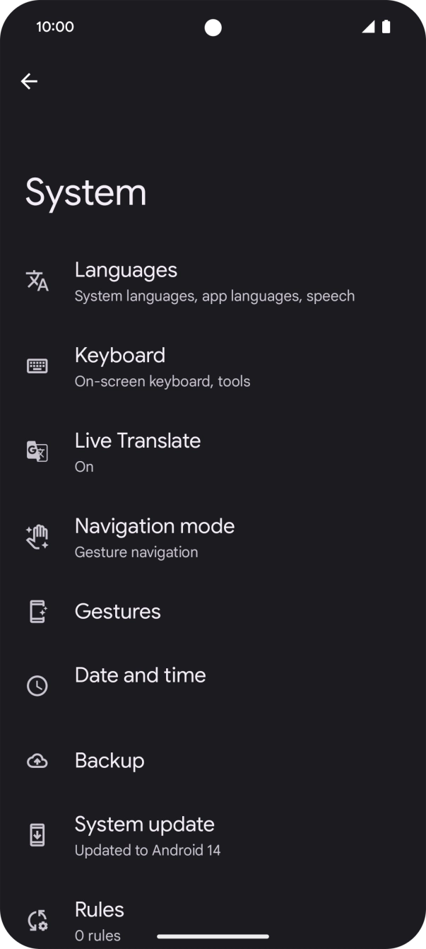 Press System update. If a new software version is available, it's displayed. Follow the instructions on the screen to update the phone software. Press System update. If a new software version is available, it's displayed. Follow the instructions on the screen to update the phone software.