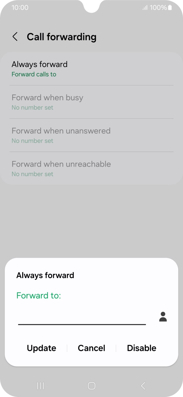Press Disable.