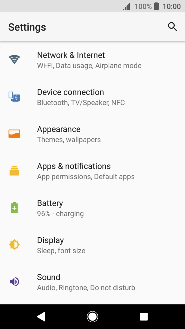 Press Battery.