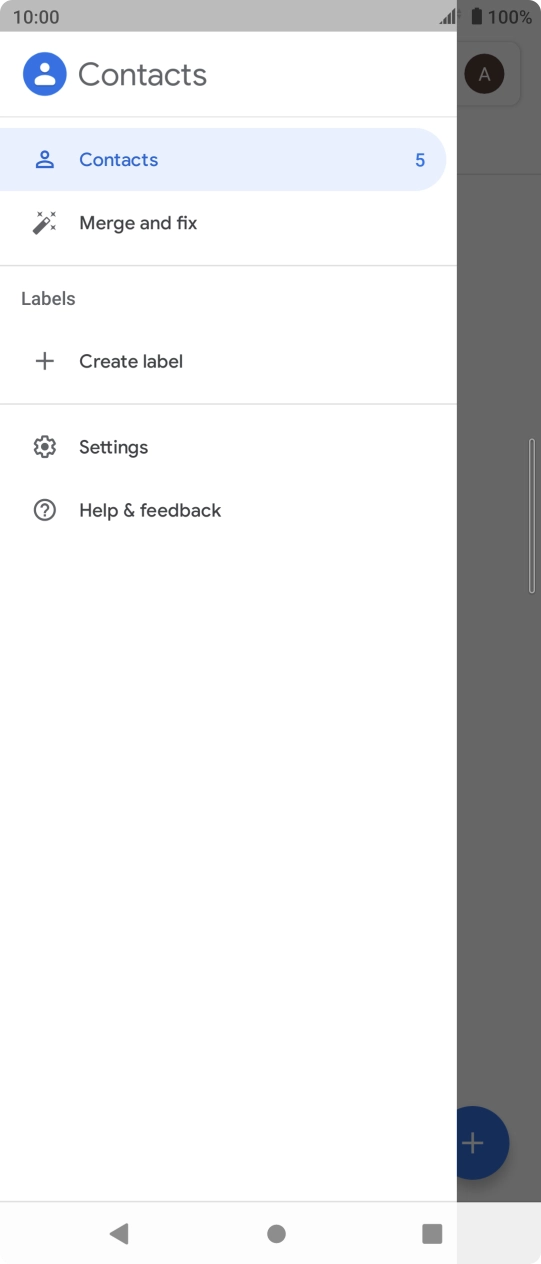 Press Settings.