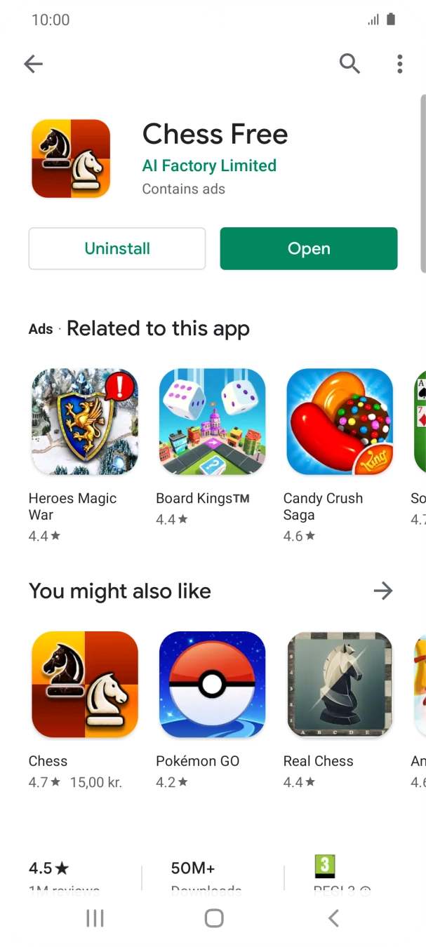 Press the Home key to return to the home screen. Press the Home key to return to the home screen.