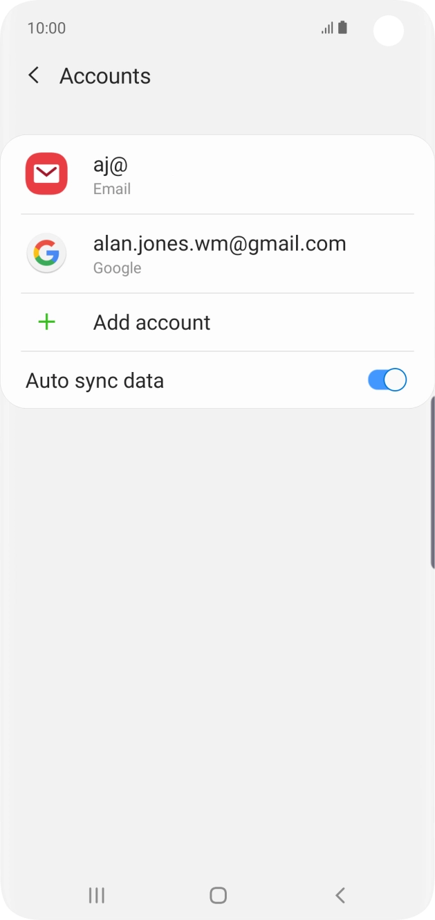 Press the Home key to return to the home screen. Press the Home key to return to the home screen.