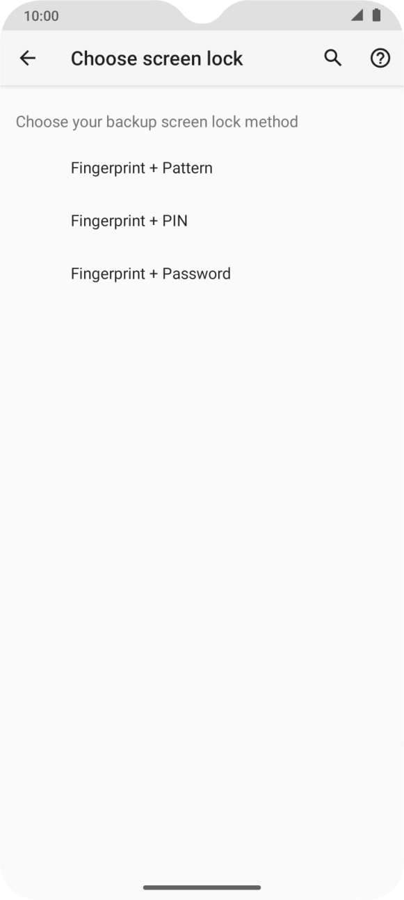 Press the required phone lock code and follow the instructions on the screen to create an additional phone lock code. Press the required phone lock code and follow the instructions on the screen to create an additional phone lock code.