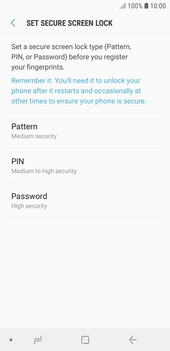Press the required phone lock code and follow the instructions on the screen to create an additional phone lock code. Press the required phone lock code and follow the instructions on the screen to create an additional phone lock code.