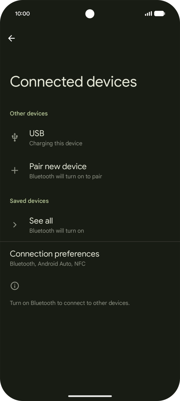 Press Pair new device.