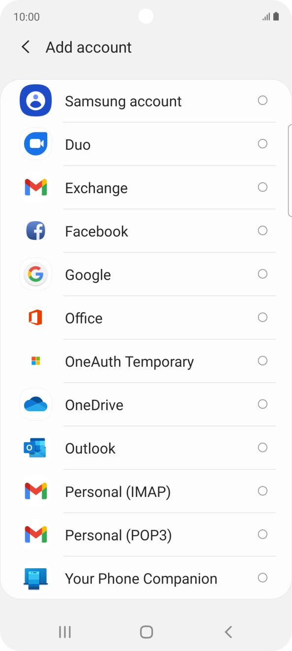 Press Google.