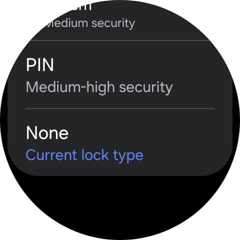 Press None.