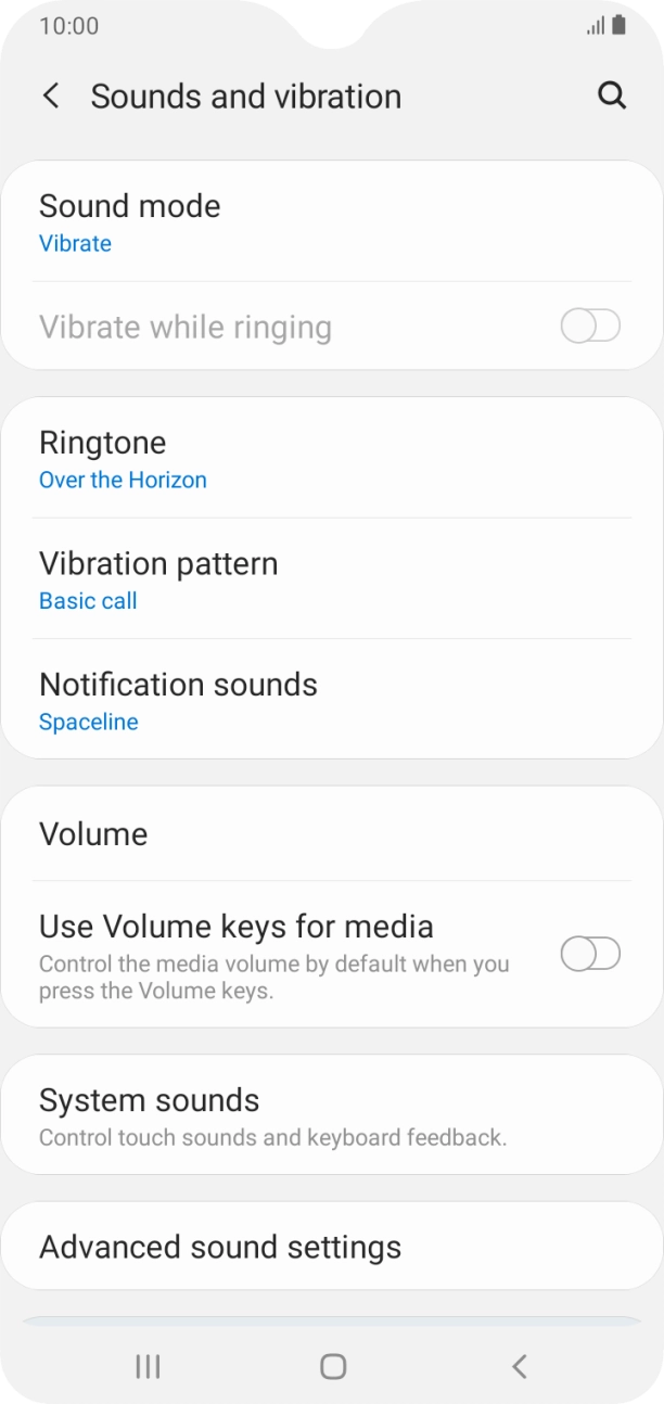 Press Ringtone.