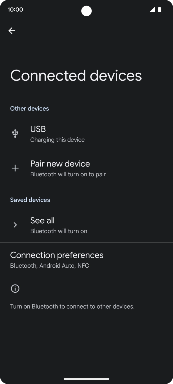 Press Pair new device.