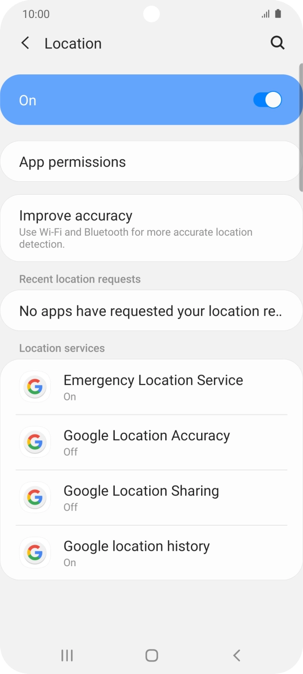 Press App permissions. Press App permissions.