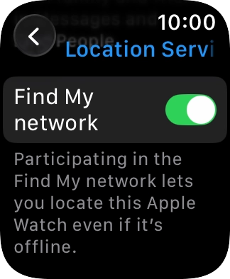 Press the Digital Crown several times to return to standby mode.