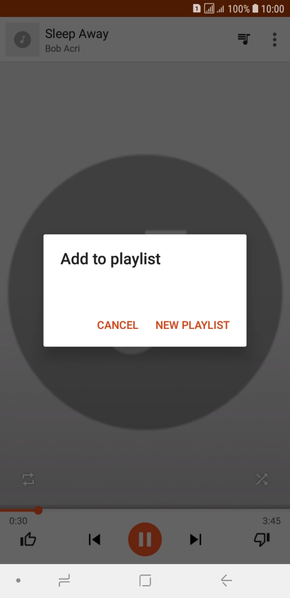 Press NEW PLAYLIST. Press NEW PLAYLIST.