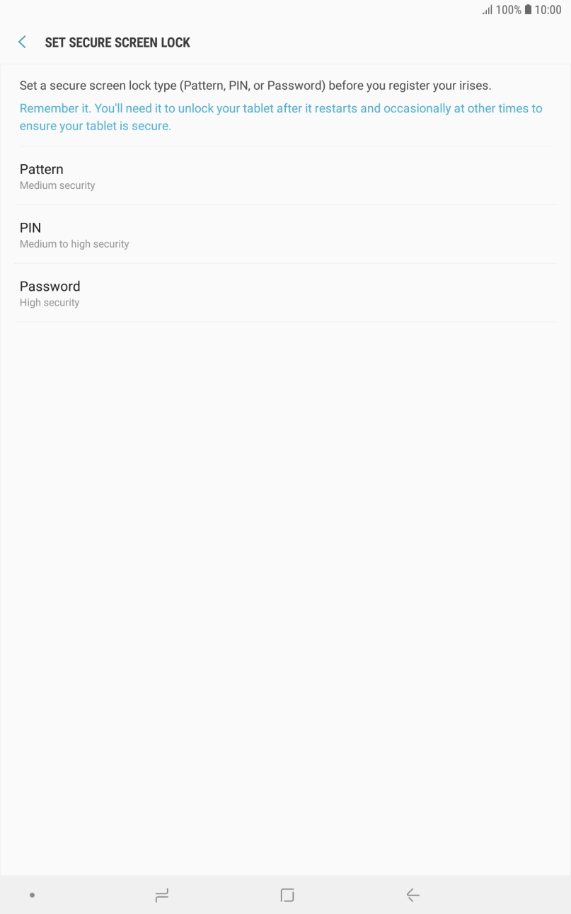 Press the required lock code and follow the instructions on the screen to create an additional lock code. Press the required lock code and follow the instructions on the screen to create an additional lock code.