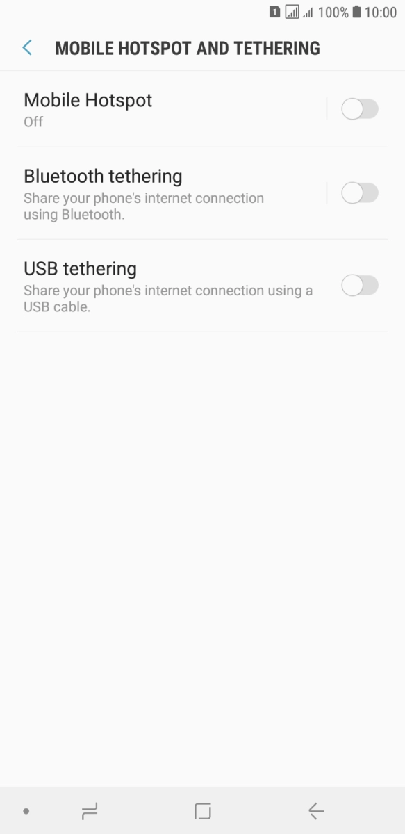 Press Mobile Hotspot. Press Mobile Hotspot.