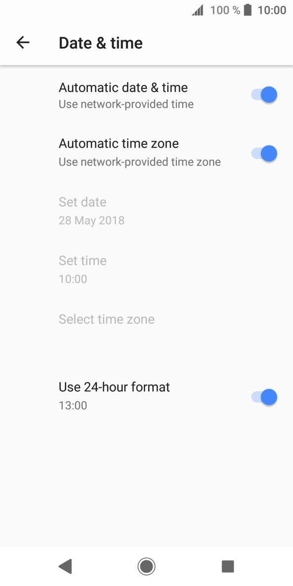 Press the Home key to return to the home screen.