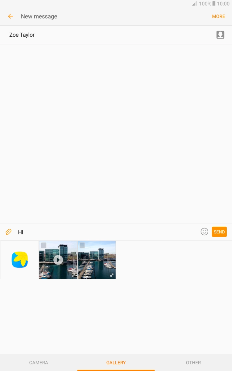 Press GALLERY and go to the required folder. Press GALLERY and go to the required folder.