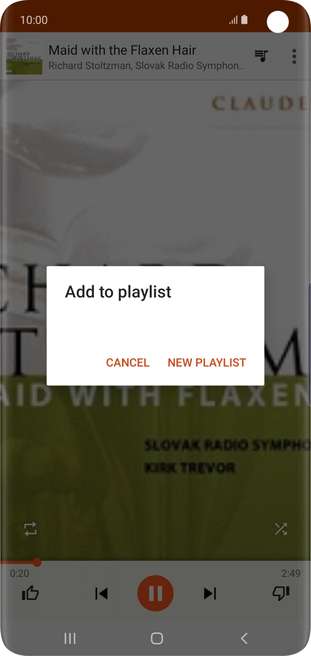 Press NEW PLAYLIST. Press NEW PLAYLIST.