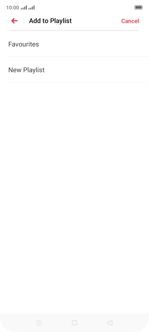 Press New Playlist.