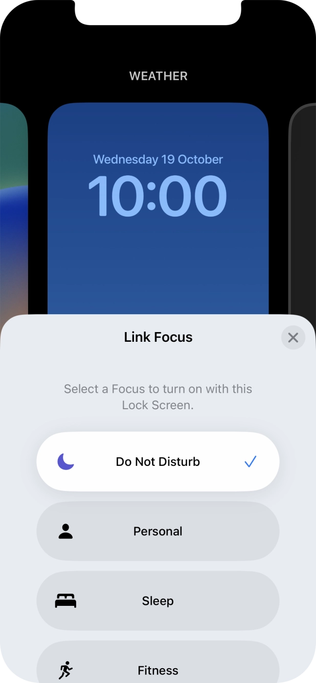 Press the close icon. Press the close icon.