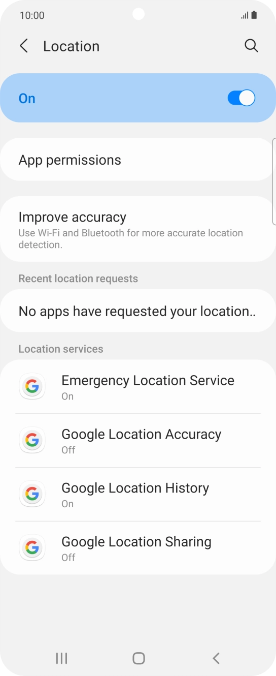Press App permissions. Press App permissions.