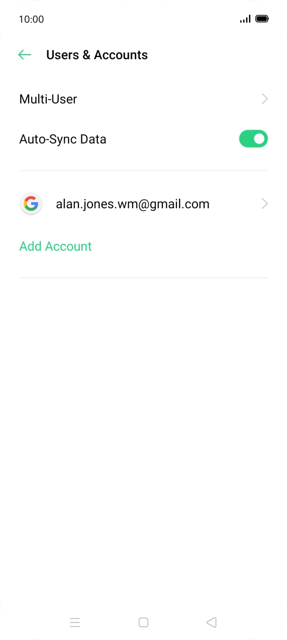 Press the Home key to return to the home screen.