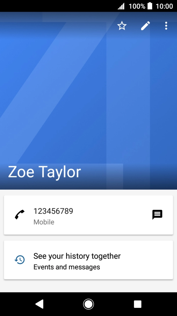 Press the Home key to return to the home screen.