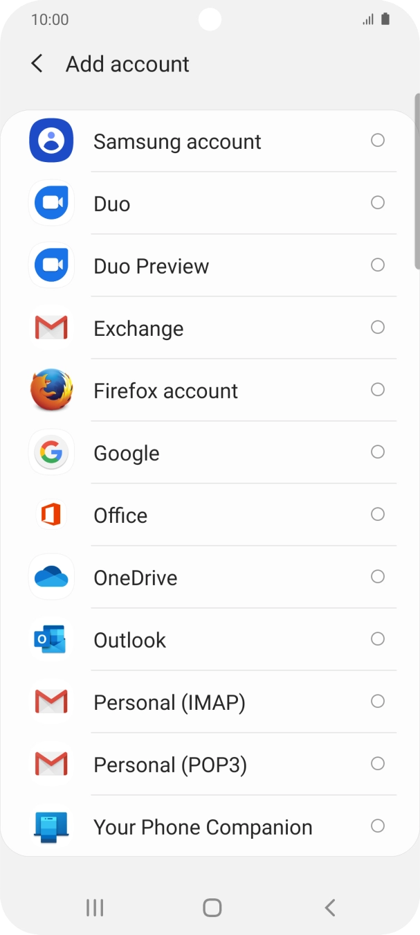Press Google.