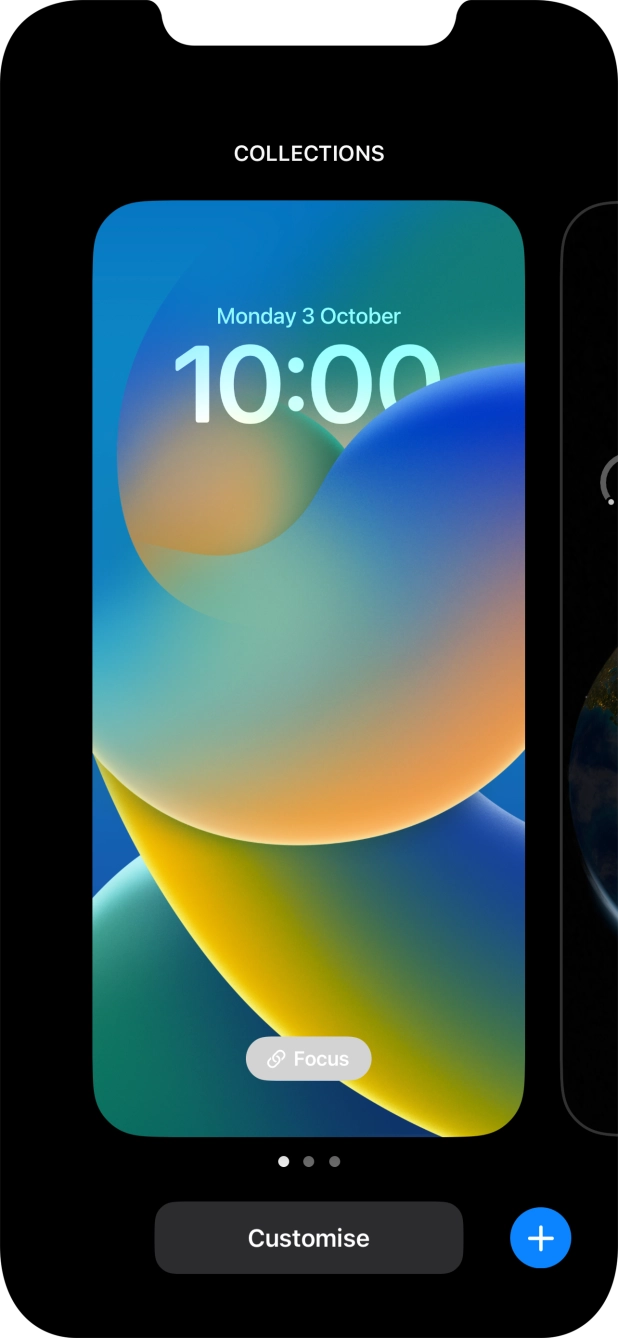 Press the add icon. Press the add icon.