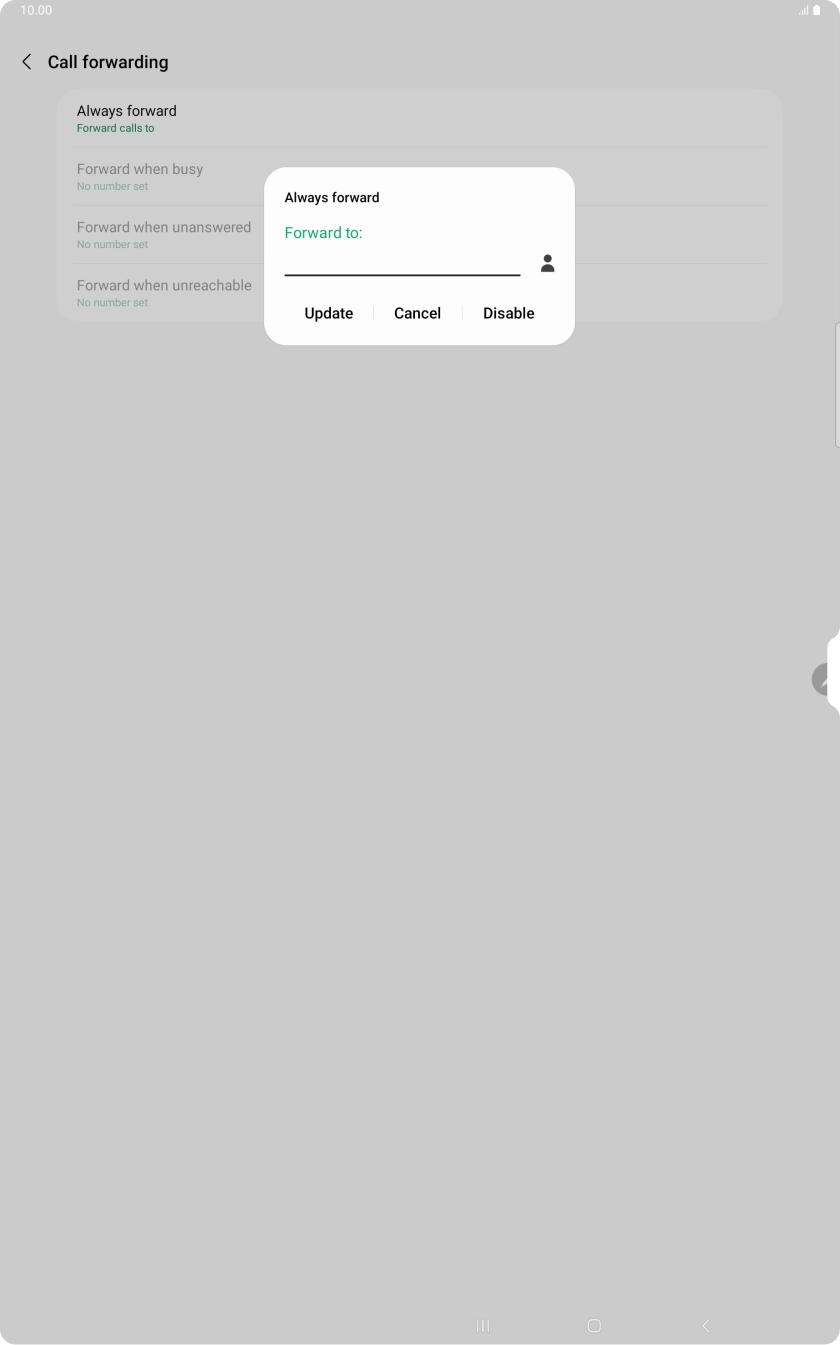 Press Disable.