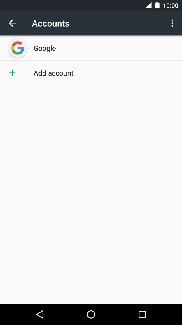 Press the Home key to return to the home screen.