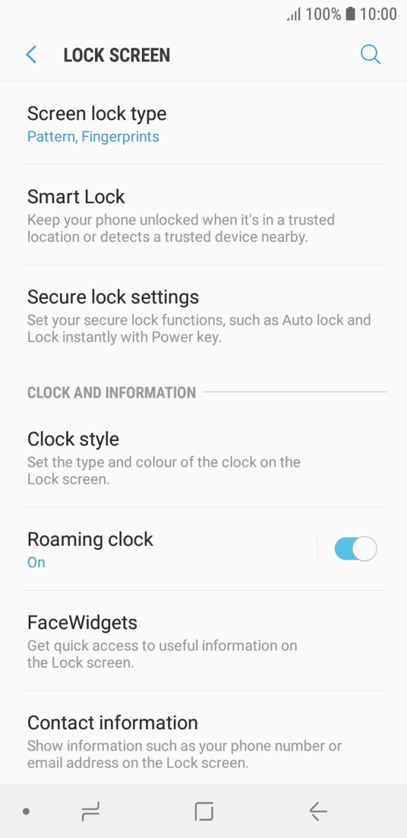 Press Screen lock type and key in the additional phone lock code you created earlier. Press Screen lock type and key in the additional phone lock code you created earlier.
