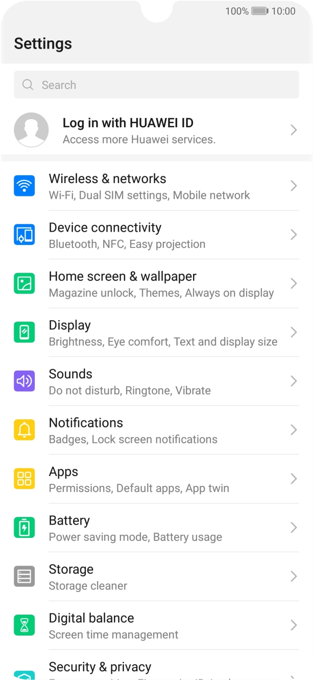 Press Battery.