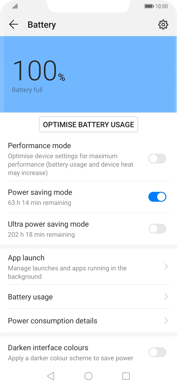 Press the Home key to return to the home screen.