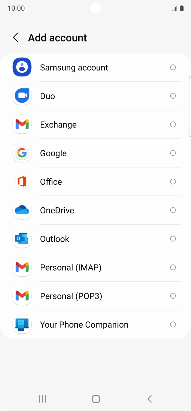 Press Google.