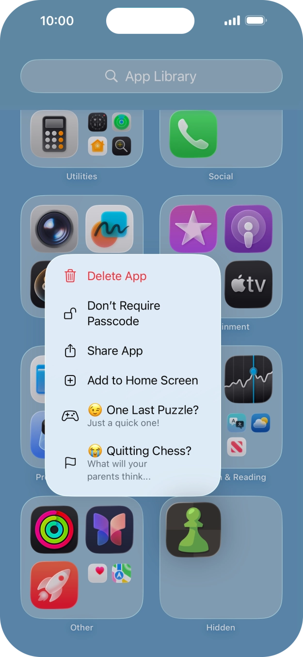 Press Don't Require Passcode.