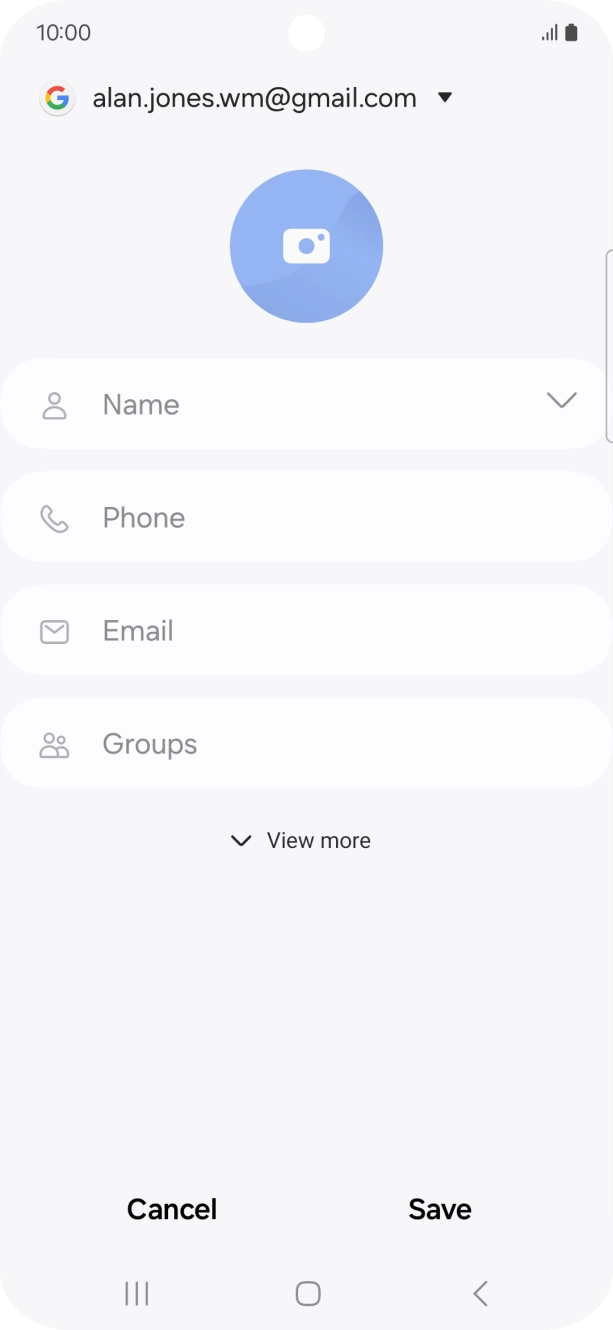 Press Name and key in the required name. Press Name and key in the required name.
