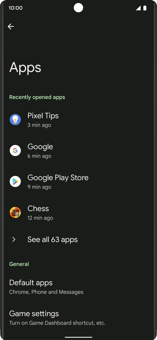 Press See all apps.