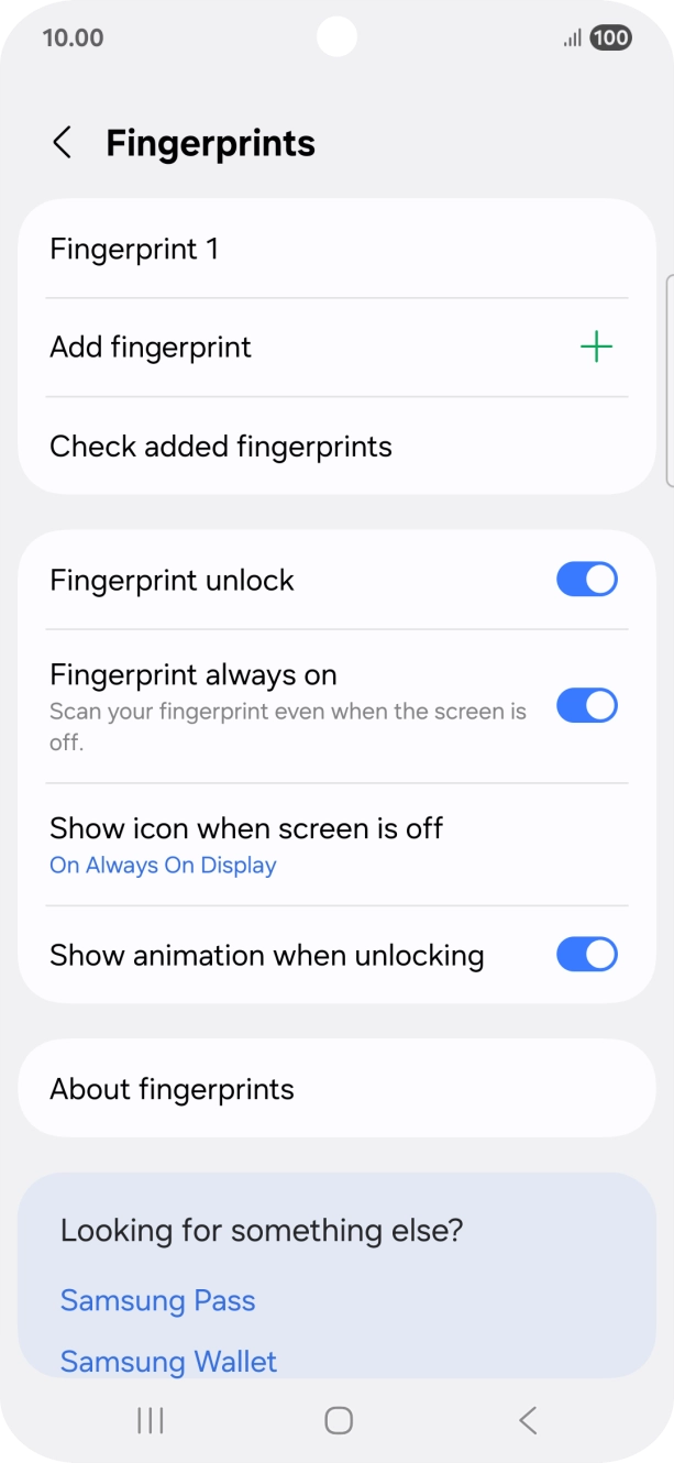 Press the indicators next to the required settings to turn them on or off. Press the indicators next to the required settings to turn them on or off.