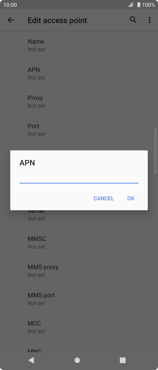 Key in wap.o2.co.uk and press OK. Key in wap.o2.co.uk and press OK.