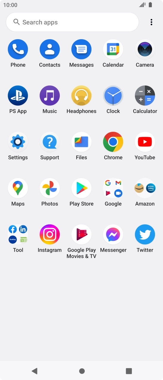 Press Play Store.