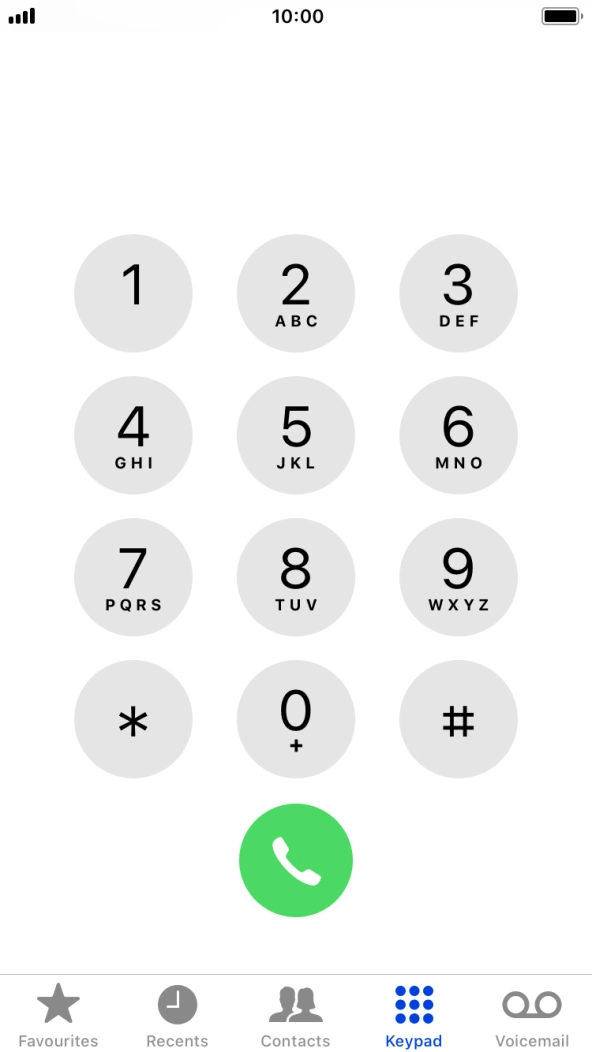 Press Keypad.