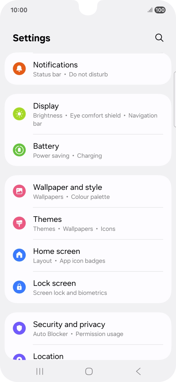 Press Battery.