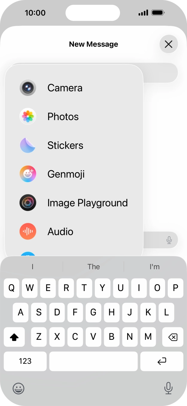 Press Genmoji.