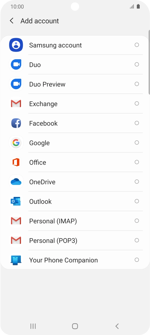 Press Google.
