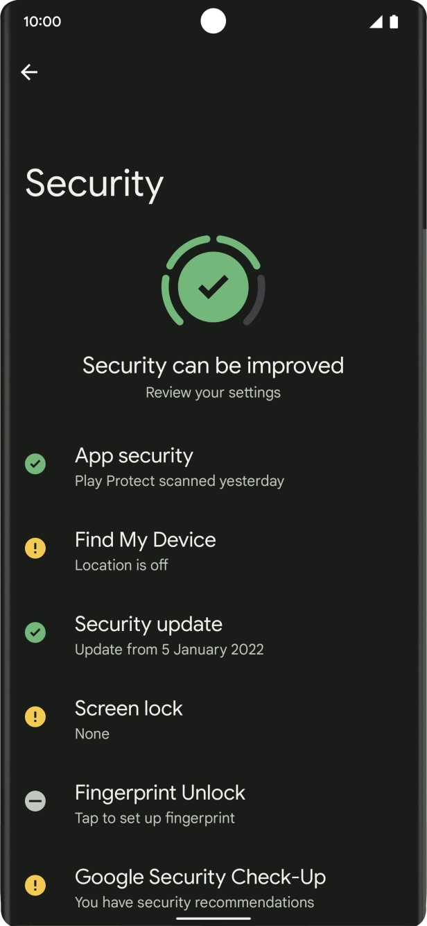 Slide your finger upwards starting from the bottom of the screen to return to the home screen.