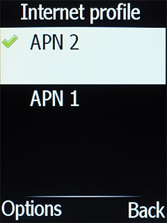 Select the required data connection to activate it. Select the required data connection to activate it.