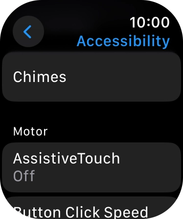 Press the required category below 'Motor' and follow the instructions on the screen to select the required settings.