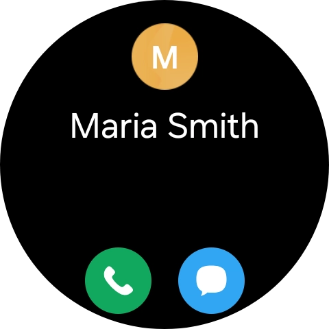 Press the call icon.