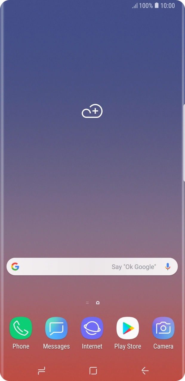Slide your finger downwards starting from the top of the screen. Slide your finger downwards starting from the top of the screen.
