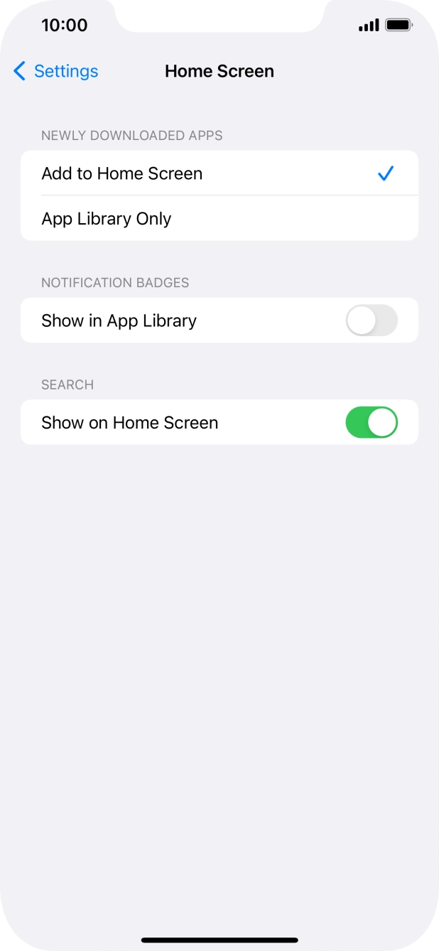 To add new downloaded apps to both the home screen and App Library, press Add to Home Screen. To add new downloaded apps to both the home screen and App Library, press Add to Home Screen.